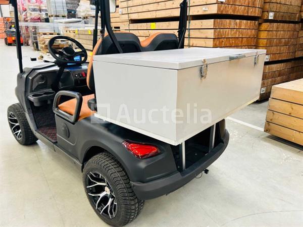 Grote foto rte golfkar met opslagbox mat zwart doe het zelf en verbouw hefwerktuigen