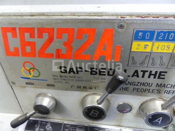 Grote foto metalen draaibank gap bed draaibank c6232a doe het zelf en verbouw ijzerwaren en bevestigingsmiddelen