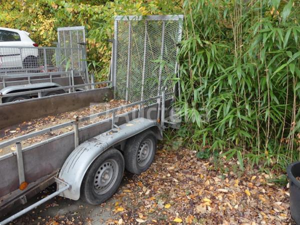 Grote foto dubbelassige oplegger voor onderdelen de ridder agrarisch aanhangwagens