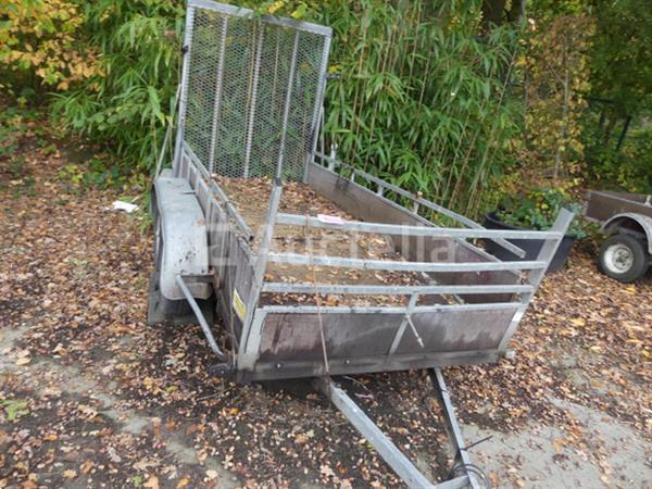 Grote foto dubbelassige oplegger voor onderdelen de ridder agrarisch aanhangwagens