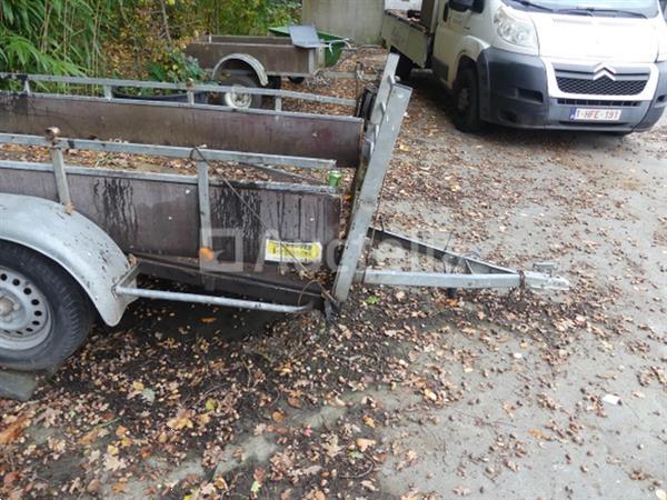 Grote foto dubbelassige oplegger voor onderdelen de ridder agrarisch aanhangwagens