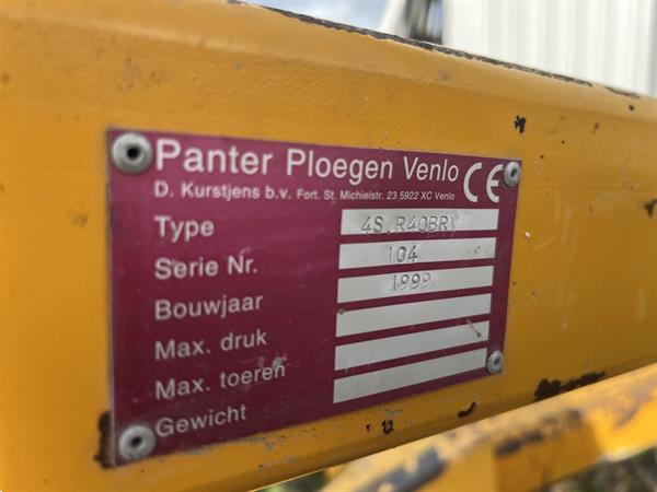 Grote foto panter rondegaande diepploeg 50 cm agrarisch ploegen