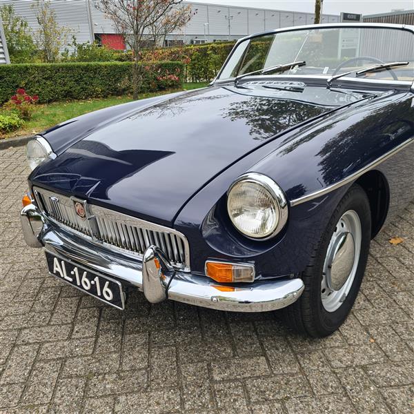 Grote foto mgb blauw 1963 auto mg