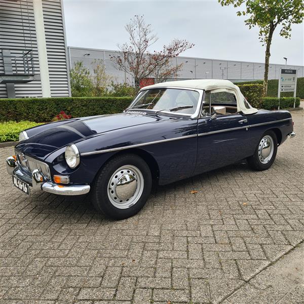 Grote foto mgb blauw 1963 auto mg