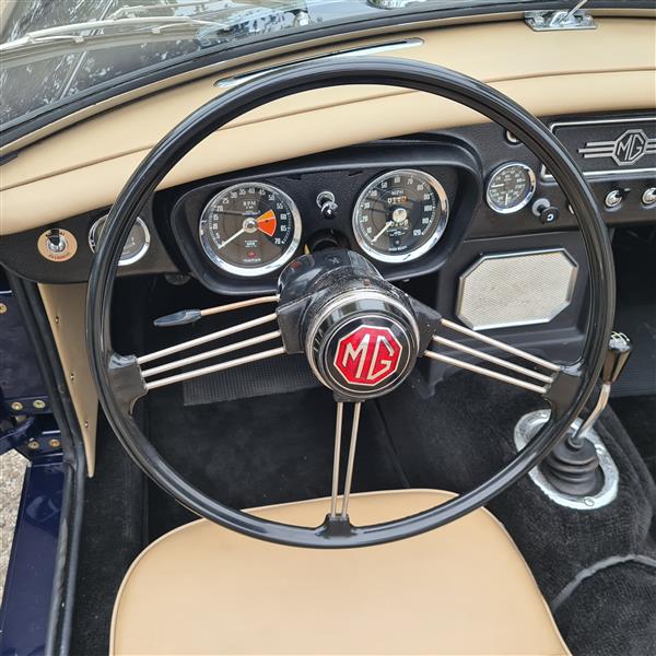 Grote foto mgb blauw 1963 auto mg