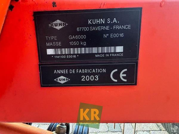 Grote foto kuhn ga 6000 697603 agrarisch harken