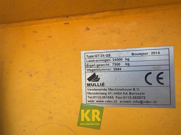 Grote foto mp mullie gt 24 gronddumper 775686 agrarisch aanhangwagens