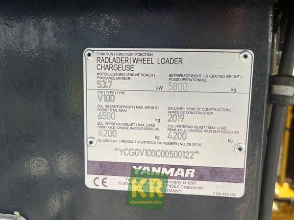 Grote foto yanmar v100 shovel 141050 agrarisch akkerbouw