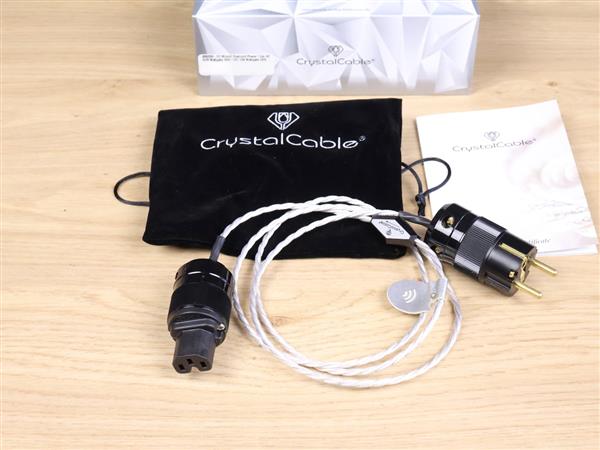 Grote foto crystal cable micro2 diamond silver audio power cable 1 5 metre audio tv en foto onderdelen en accessoires