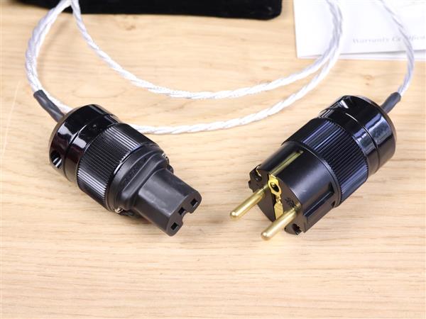 Grote foto crystal cable micro2 diamond silver audio power cable 1 5 metre audio tv en foto onderdelen en accessoires