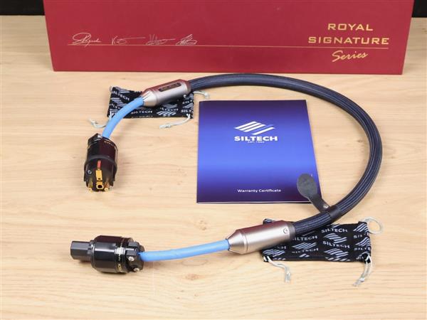 Grote foto siltech ruby hill ii g7 royal signature highend silver gold audio power cable 1 0 metre audio tv en foto onderdelen en accessoires