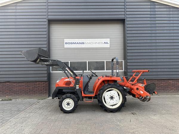 Grote foto kubota kt22 4wd minitractor met voorlader frontlader agrarisch tractoren