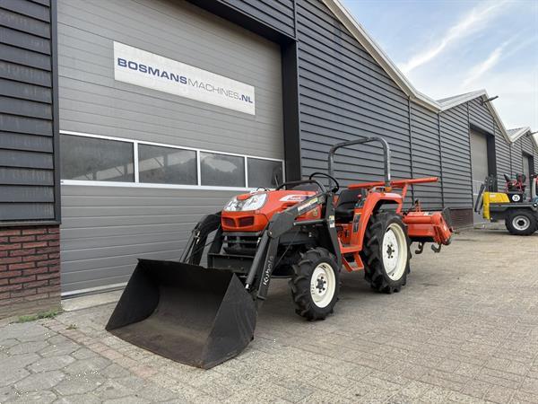 Grote foto kubota kt22 4wd minitractor met voorlader frontlader agrarisch tractoren
