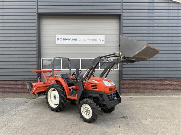 Grote foto kubota kt22 4wd minitractor met voorlader frontlader agrarisch tractoren