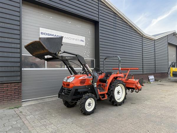 Grote foto kubota kt22 4wd minitractor met voorlader frontlader agrarisch tractoren