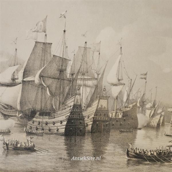 Grote foto serie van 24 litho zeeslagen getekend door p.j. schotel uitgave buffa amsterdam prachtig identi antiek en kunst overige in antiek gebruiksvoorwerpen