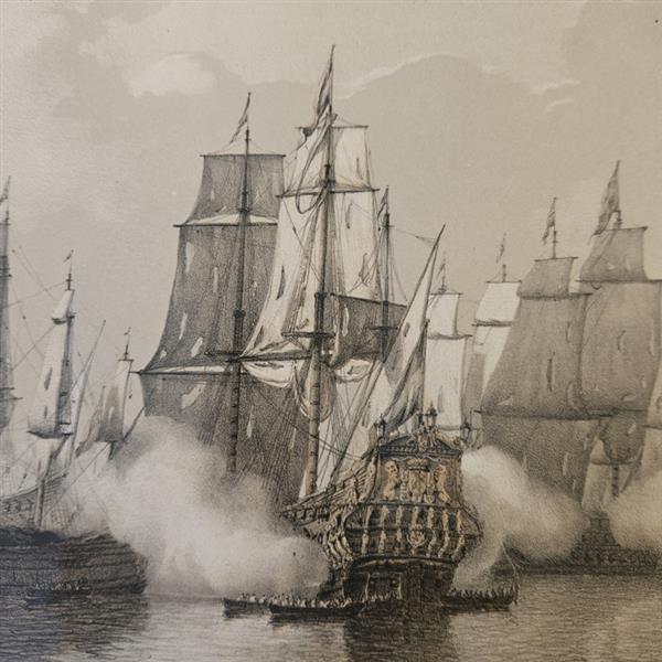 Grote foto serie van 24 litho zeeslagen getekend door p.j. schotel uitgave buffa amsterdam prachtig identi antiek en kunst overige in antiek gebruiksvoorwerpen