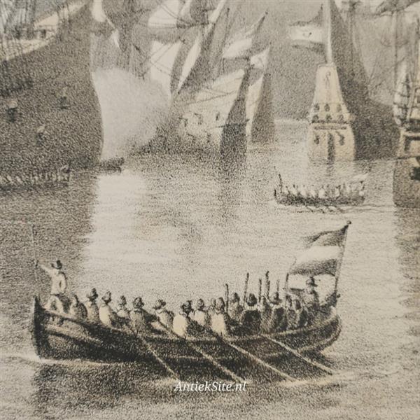 Grote foto serie van 24 litho zeeslagen getekend door p.j. schotel uitgave buffa amsterdam prachtig identi antiek en kunst overige in antiek gebruiksvoorwerpen