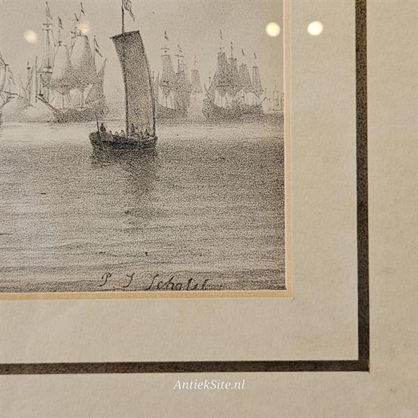 Grote foto serie van 24 litho zeeslagen getekend door p.j. schotel uitgave buffa amsterdam prachtig identi antiek en kunst overige in antiek gebruiksvoorwerpen
