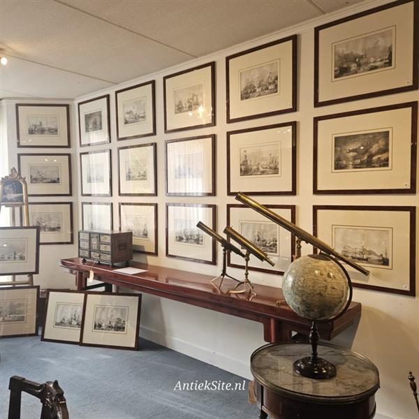Grote foto serie van 24 litho zeeslagen getekend door p.j. schotel uitgave buffa amsterdam prachtig identi antiek en kunst overige in antiek gebruiksvoorwerpen