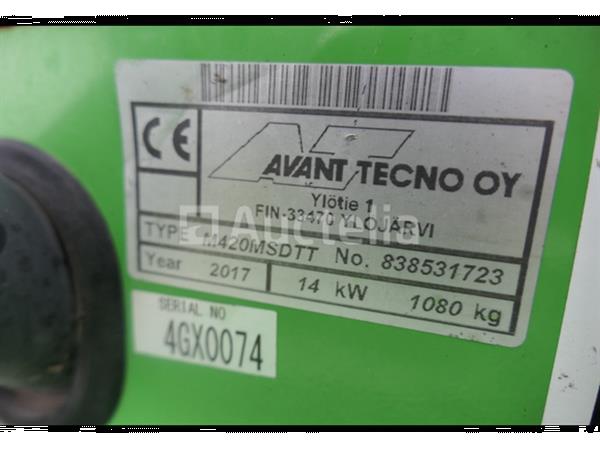 Grote foto tecno m420msdtt mini gelede lader aan de voorkant agrarisch shovels