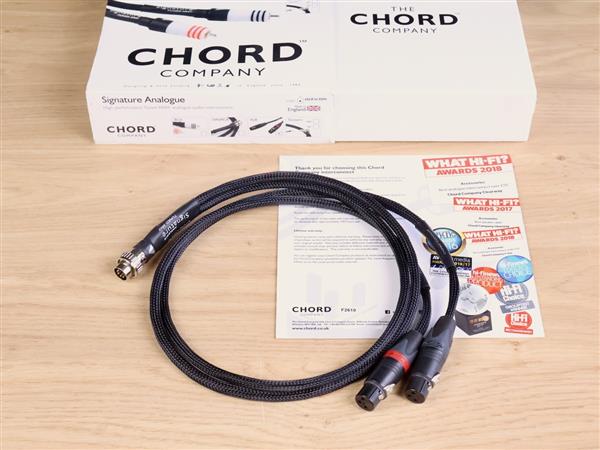 Grote foto chord company signature tuned aray audio interconnect 2x xlr to 5 pins din 1 0 metre audio tv en foto onderdelen en accessoires