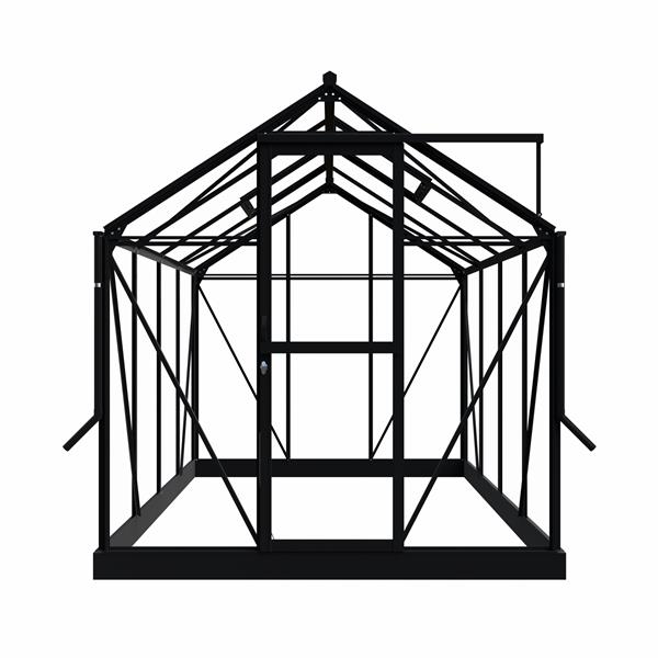 Grote foto nieuw tuinkasmary ii zwart vg 3mm tuin en terras kassen en kweekspullen