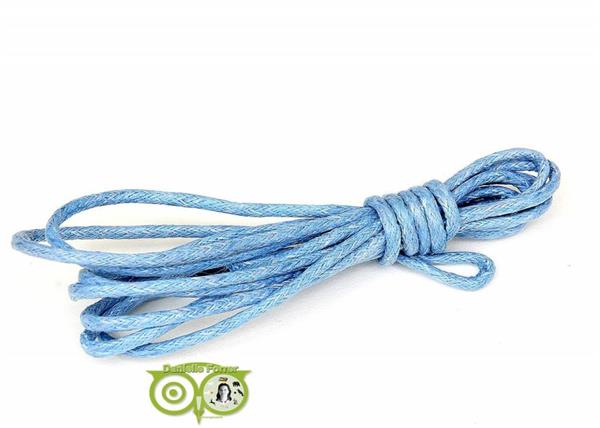 Grote foto waxkoord 1.5 mm light sapphire blue 1 2 mtr. sieraden tassen en uiterlijk kettingen