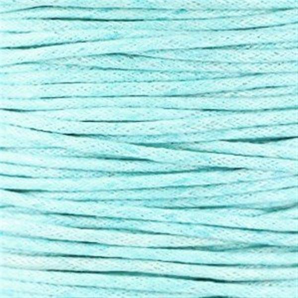 Grote foto waxkoord 1.5 mm light aquamarine blue 1 2 mtr. sieraden tassen en uiterlijk kettingen