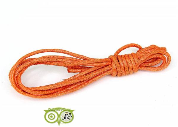 Grote foto waxkoord 1.5 mm warm orange 1 2 mtr. kleding dames sieraden