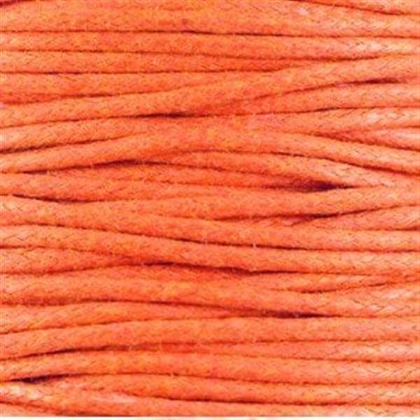 Grote foto waxkoord 1.5 mm warm orange 1 2 mtr. kleding dames sieraden