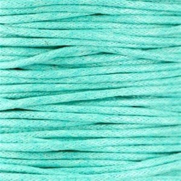 Grote foto waxkoord 1.5 mm turquoise mint 1 2 mtr. kleding dames sieraden