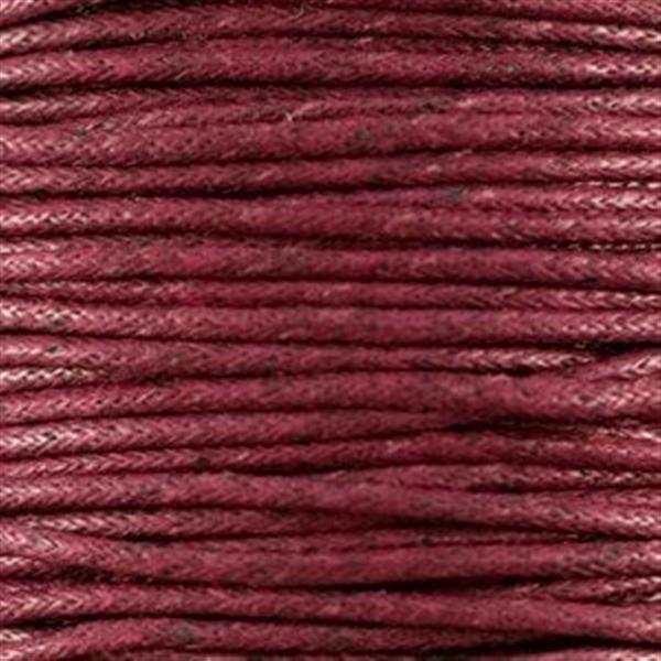 Grote foto waxkoord 1.5 mm bordeaux bruin 1 2 mtr. kleding dames sieraden