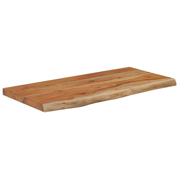 Grote foto vidaxl wandschap rechthoekig natuurlijke rand 60x30x2 5 cm acaciahout antiek en kunst stoelen en banken
