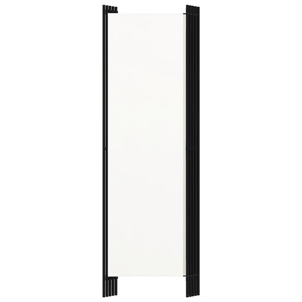 Grote foto vidaxl kamerscherm met 5 panelen 250x180 cm wit huis en inrichting overige huis en inrichting