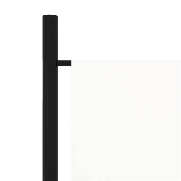 Grote foto vidaxl kamerscherm met 5 panelen 250x180 cm wit huis en inrichting overige huis en inrichting