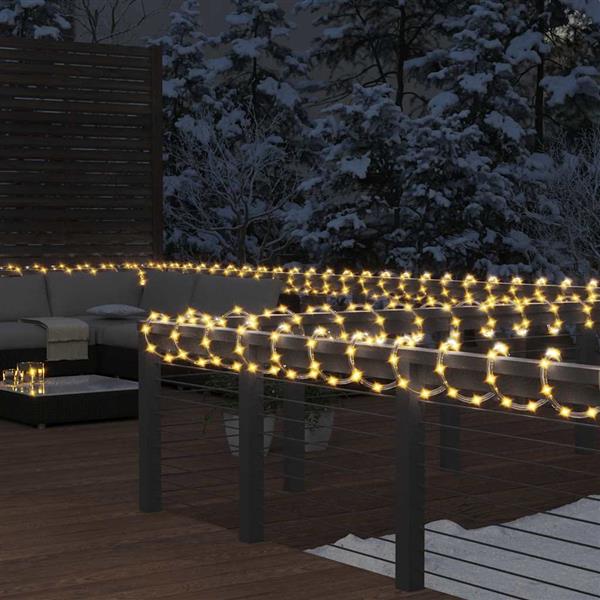 Grote foto vidaxl lichtslinger met 480 led warmwit 20 m pvc diversen overige diversen