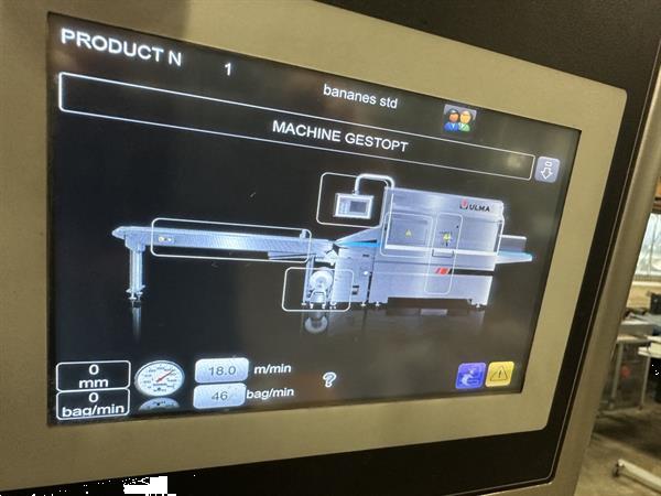 Grote foto ulma sienna ls bi flowpackmachine met 3 5 meter transportband agrarisch tuinbouw