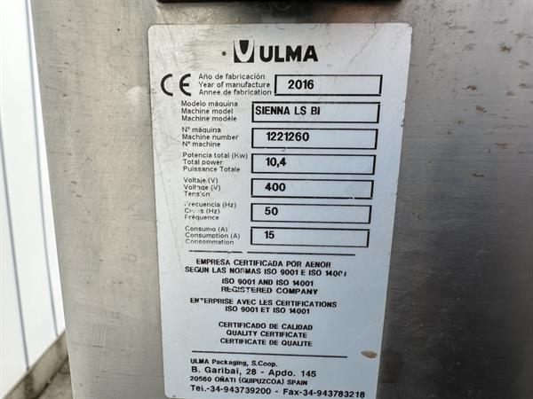 Grote foto ulma sienna ls bi flowpackmachine met 3 5 meter transportband agrarisch tuinbouw