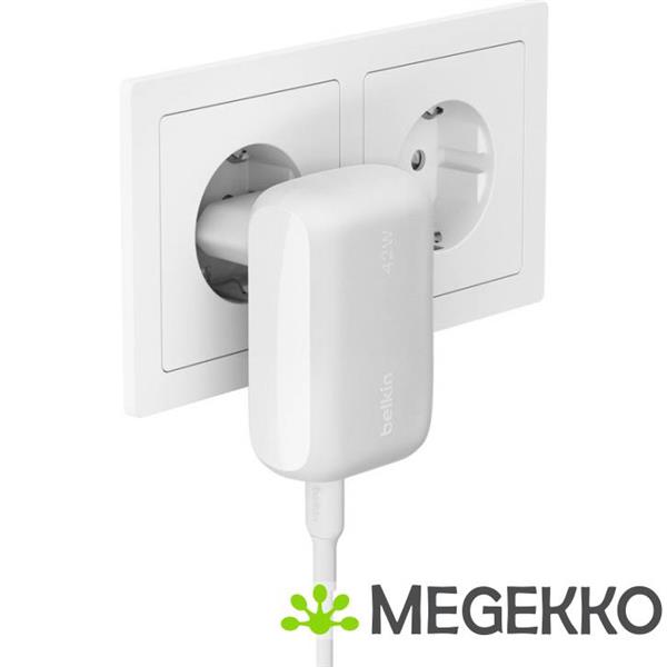 Grote foto belkin wcb009vfwh laptop smartphone tablet wit ac snel opladen binnen computers en software overige computers en software