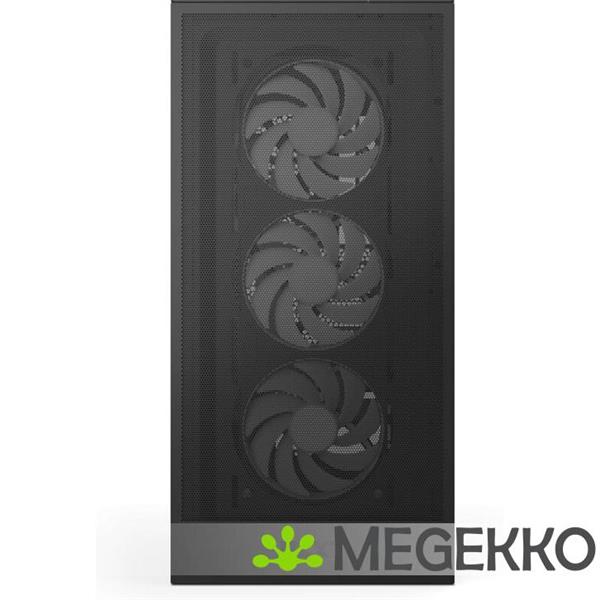 Grote foto nzxt h5 flow black 2024 computers en software behuizingen en kasten