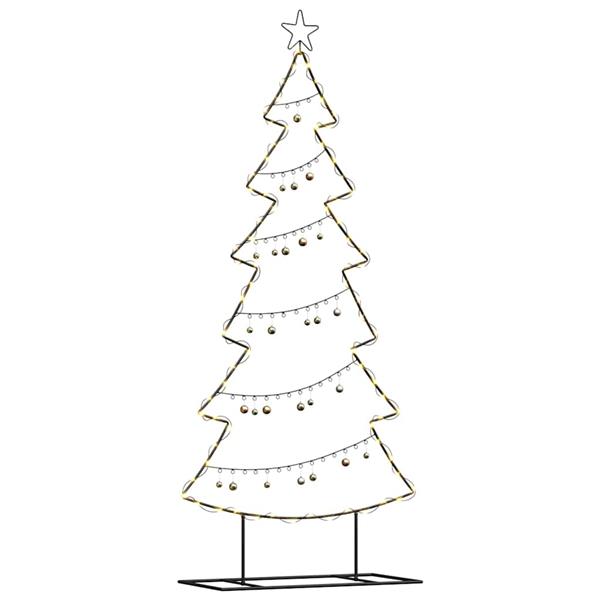 Grote foto vidaxl metalen kerstboom met standaard zwart 180 cm staal diversen overige diversen