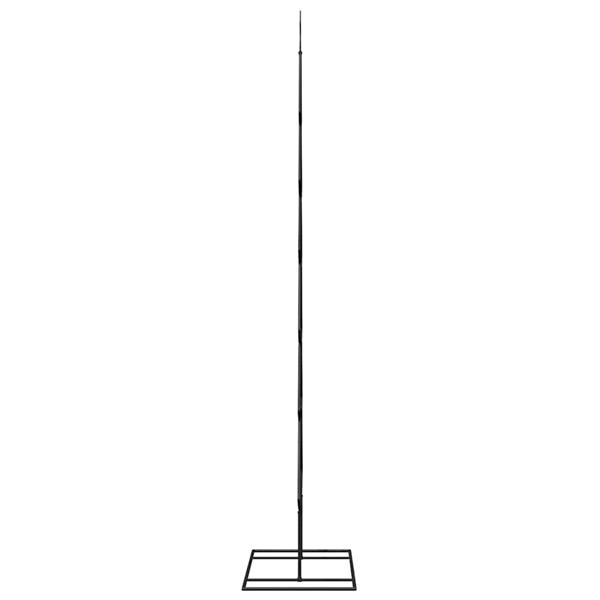 Grote foto vidaxl metalen kerstboom met standaard zwart 180 cm staal diversen overige diversen