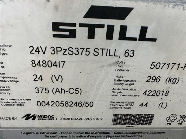 Grote foto vs 22446 elektrische triplex stapelaar still 4.716mm weinig uren doe het zelf en verbouw hefwerktuigen