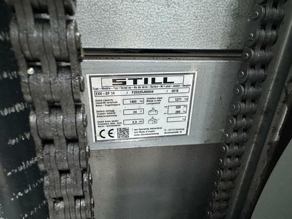 Grote foto vs 22446 elektrische triplex stapelaar still 4.716mm weinig uren doe het zelf en verbouw hefwerktuigen