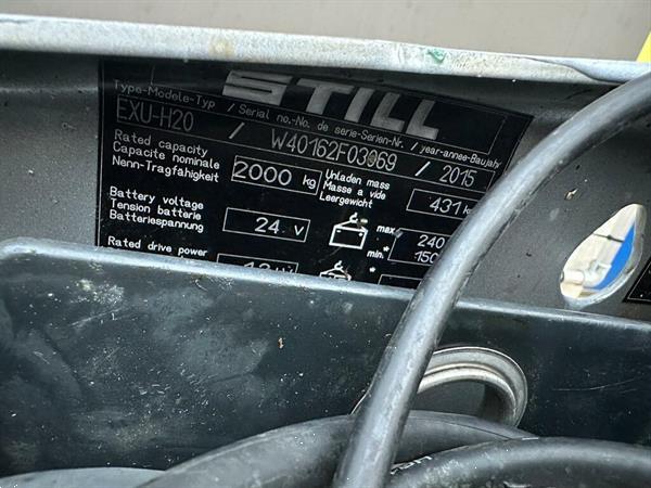 Grote foto vs 22449 elektrische palletwagen hoogheffer still exu h 20 doe het zelf en verbouw hefwerktuigen