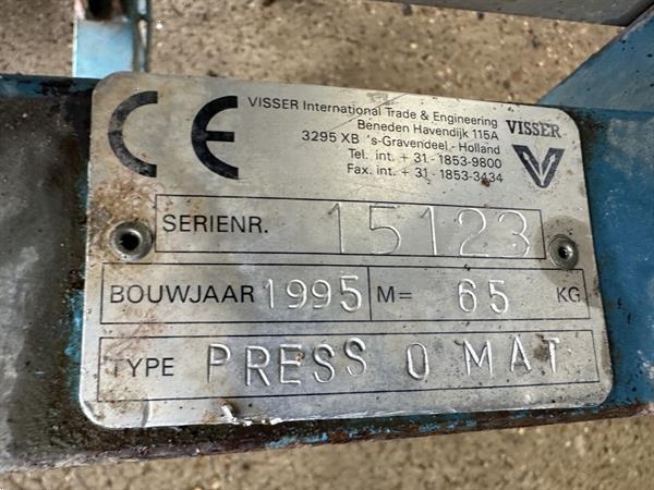 Grote foto visser press o mat tray uitdrukker agrarisch tuinbouw