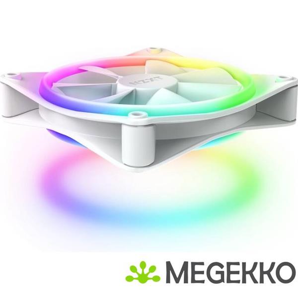 Grote foto nzxt f120 rgb duo 120mm rgb fan triple white computers en software overige computers en software