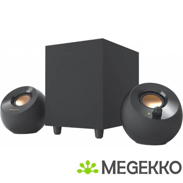 Grote foto creative labs creative pebble plus luidspreker set 2.1 kanalen 8 w zwart computers en software overige computers en software