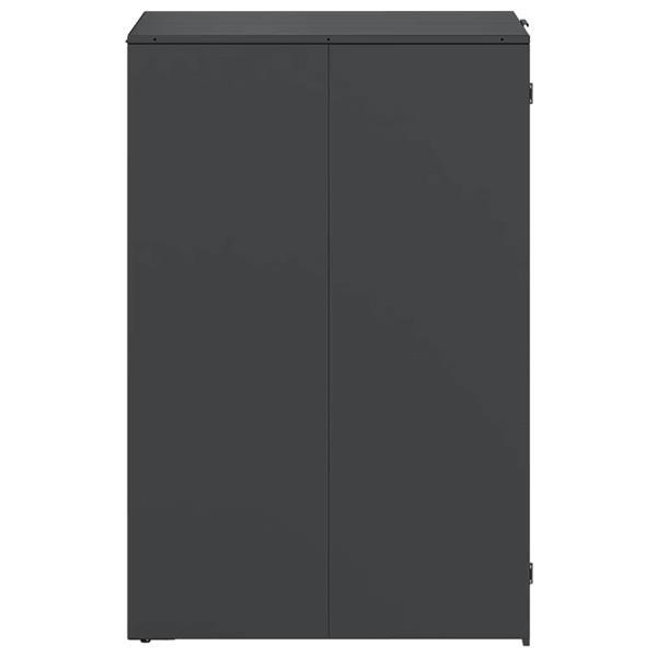 Grote foto vidaxl afvalcontaineropslag met gasliftdeksel voor 240l container tuin en terras overige tuin en terras